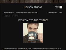 Tablet Screenshot of nelsonstudiopottery.com